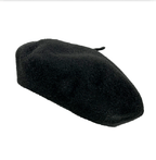AUTN hat Black Wool Beret