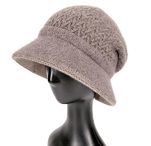 AUTN hat TAUPE Open Back Hat