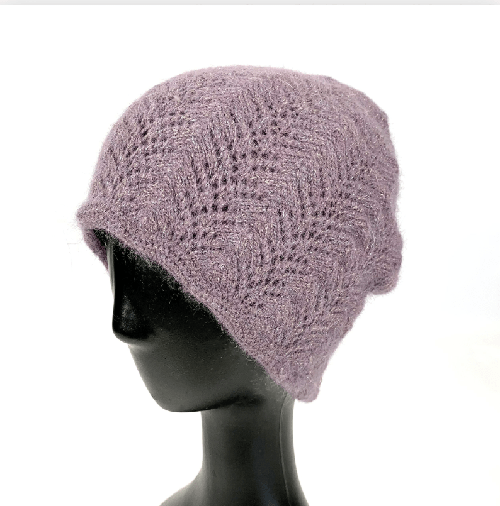 AUTN scarves Purple Coloured thread hat