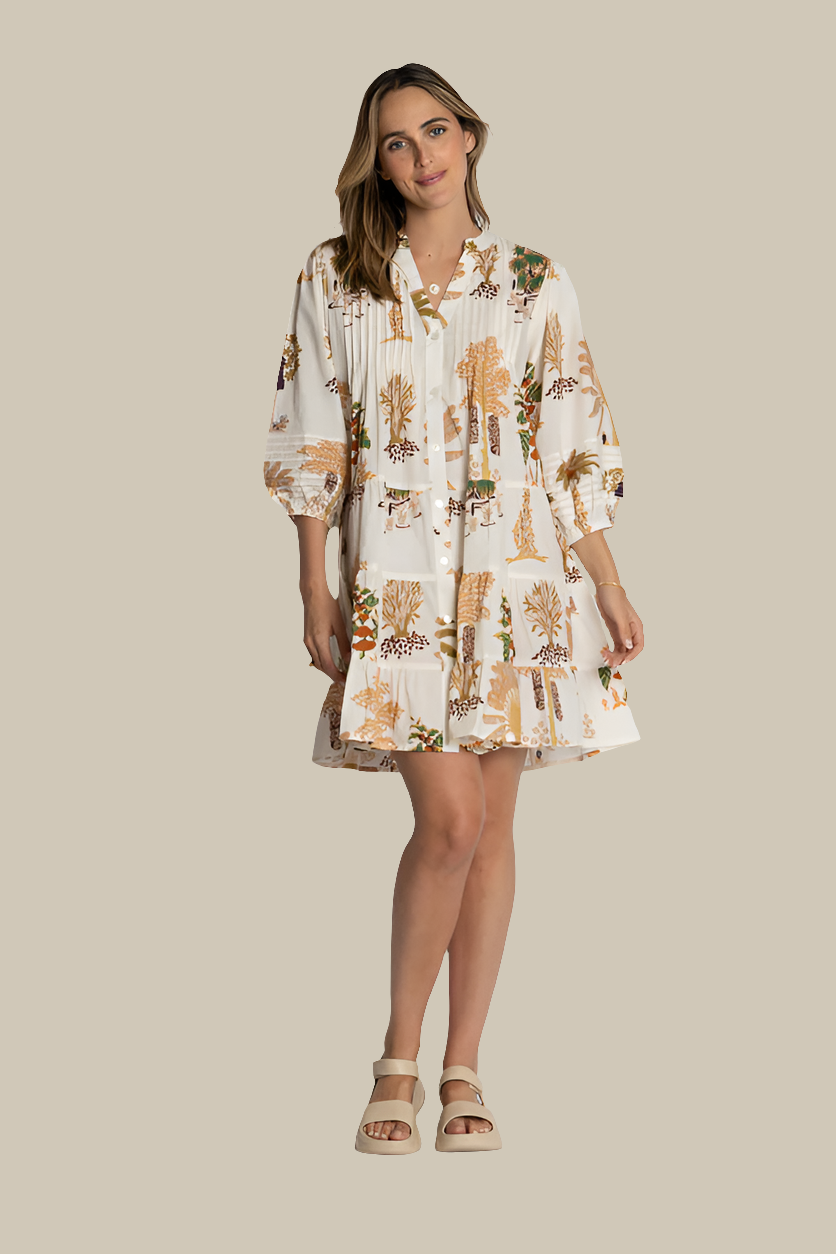 Lulalife Amrita Dress White
