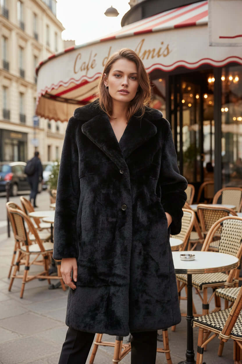 Farrah Faux Fur Coat Autn