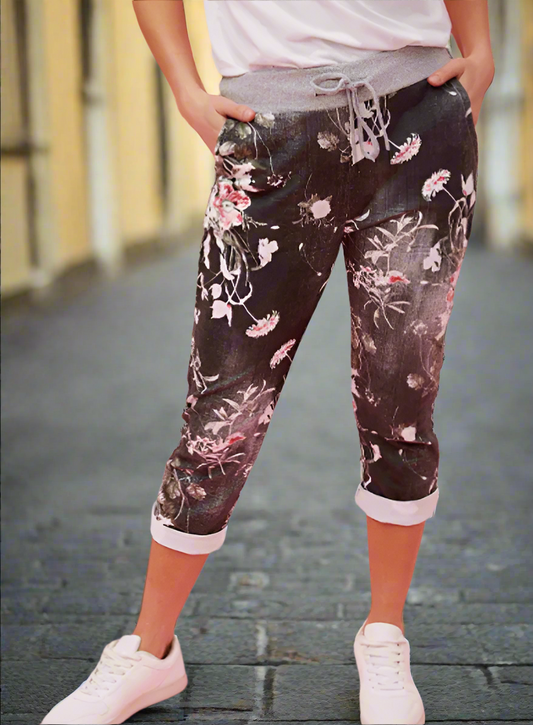 Ckm Printed Jogger pants