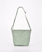 Canterbury Woven Leather Bucket Bag
