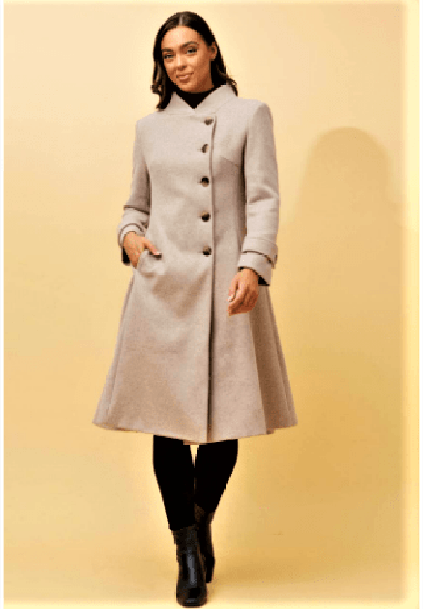Caroline Morgan Coats Ckm Flared coat