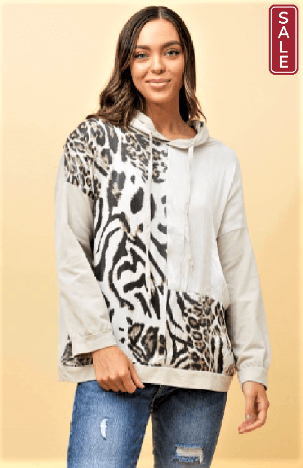 Panel Animal Hoodie