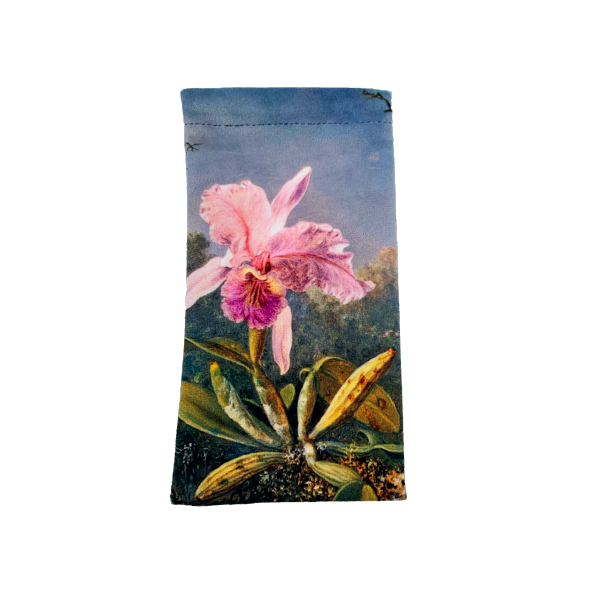 Velour Glasses Case – Cattleya Orchid