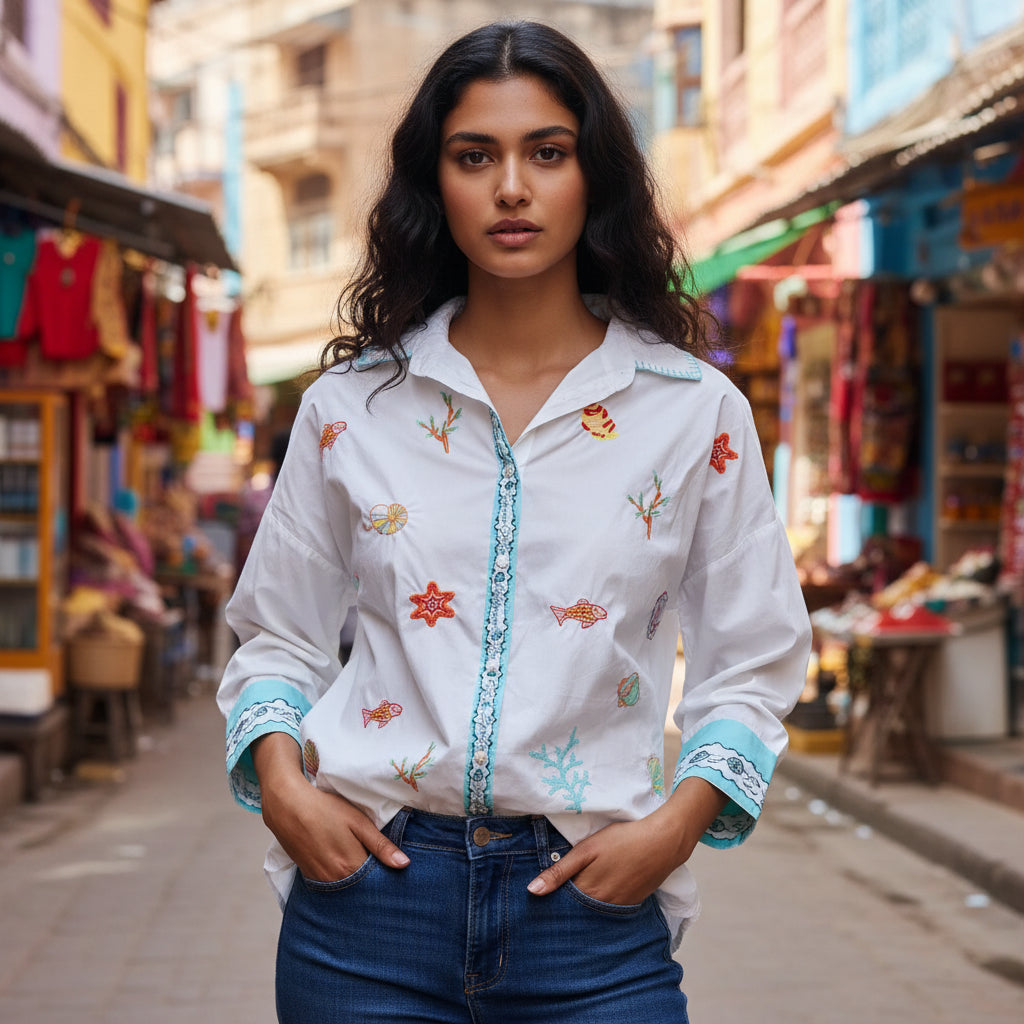 ZD  Cotton shirt 1237