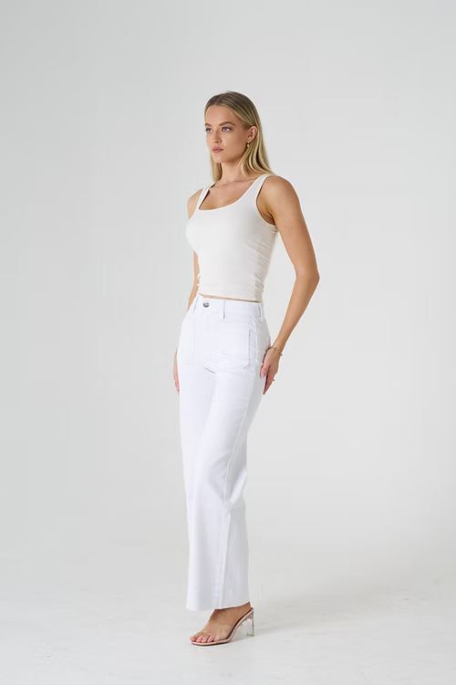 Wanderer White Jeans