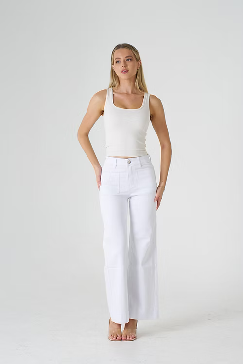 Wanderer White Jeans