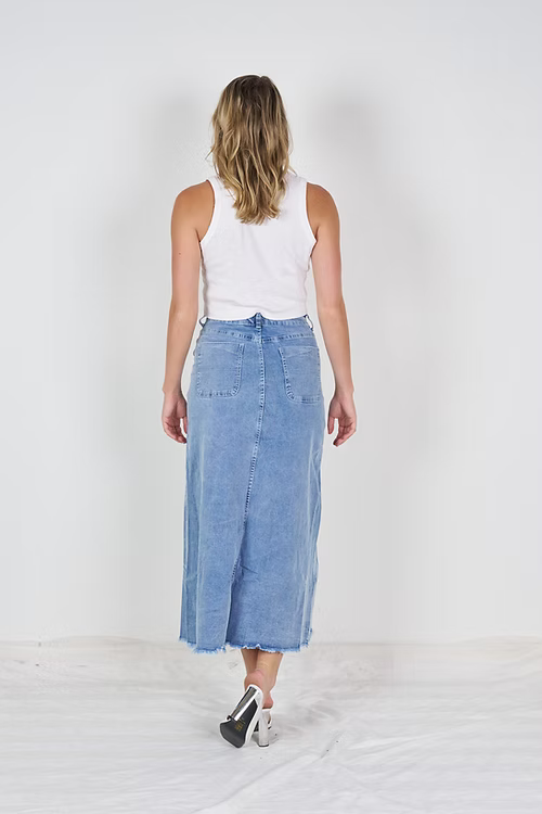 WK Denim skirt 7131