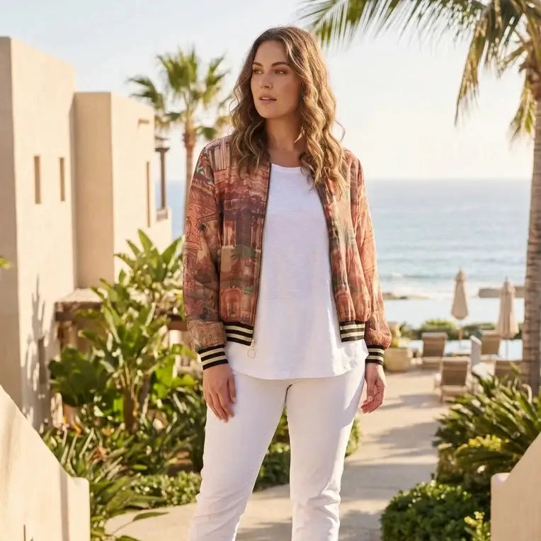 Indian Vibes Zip Jacket Orientique