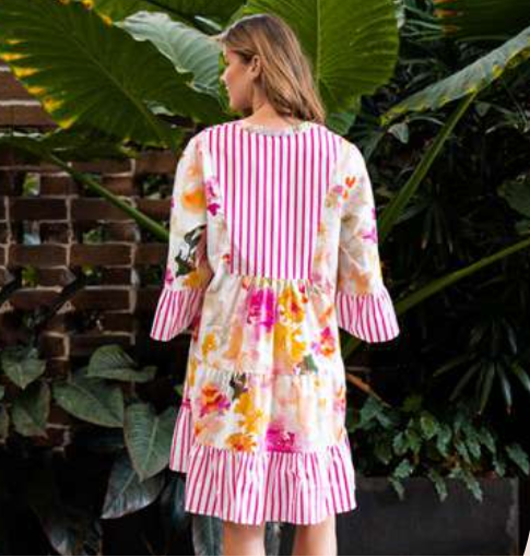 Donnelly Floral Dress Boho