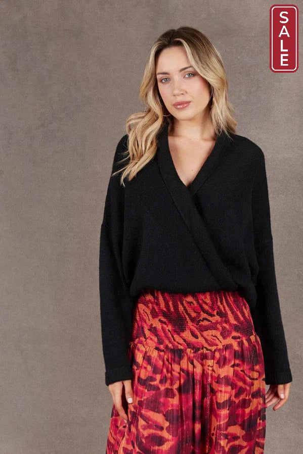 Paarl Crossover Knit Ebony