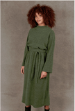 Eb&Ive Dress one size / moss Paarl Tie Knit dress Moss