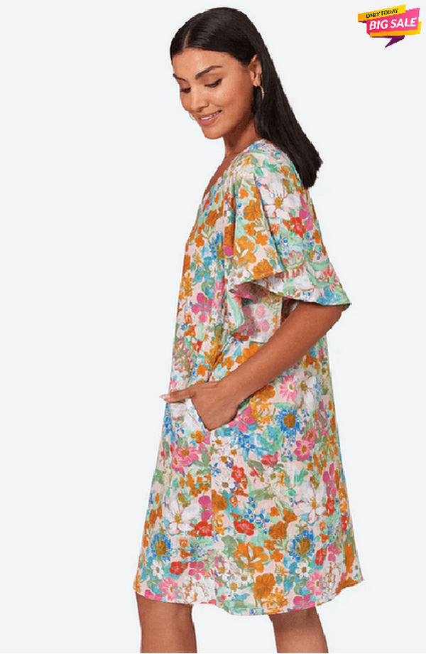 Verve Dress-Pink Flourish