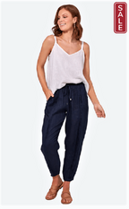 La Vie Pintuck pant Saphire