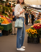 Esperance Leather Bucket Crossbody