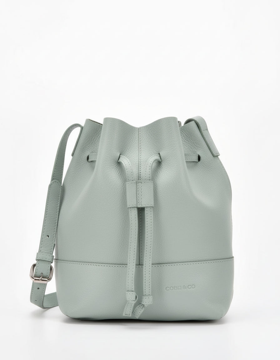 Esperance Leather Bucket Crossbody