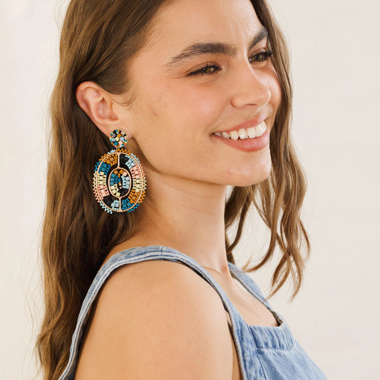 Jodie Beaded Earring Multi