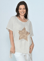 Kalyani Sequin star top