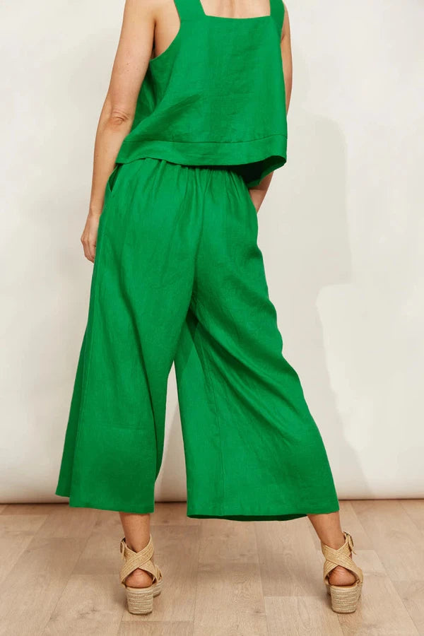 Halcyon Crop Pant Emerald