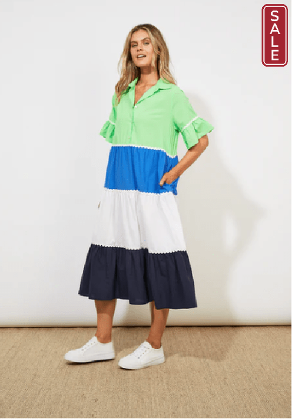 Haven Dress XS/S / Marine Oahu Shirt Maxi