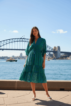 Juni Satin Midi Caroline Morgan