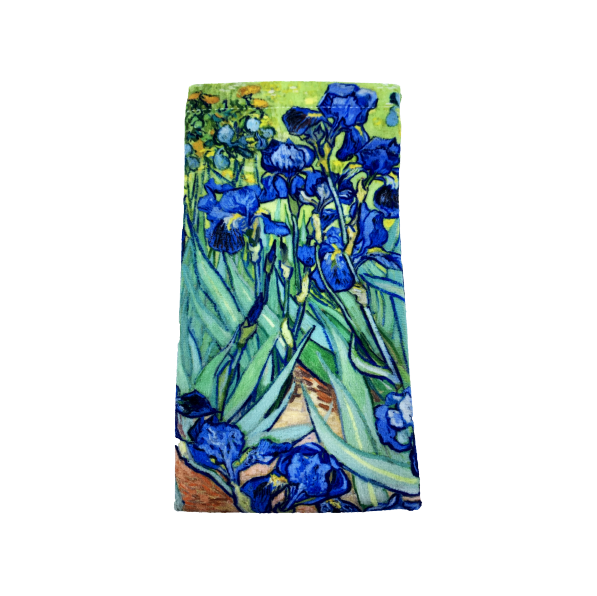 Velour Glasses Case-Irises