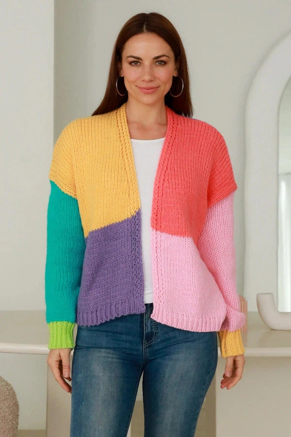 Isabella boho knitwear Narcisa Multi knit