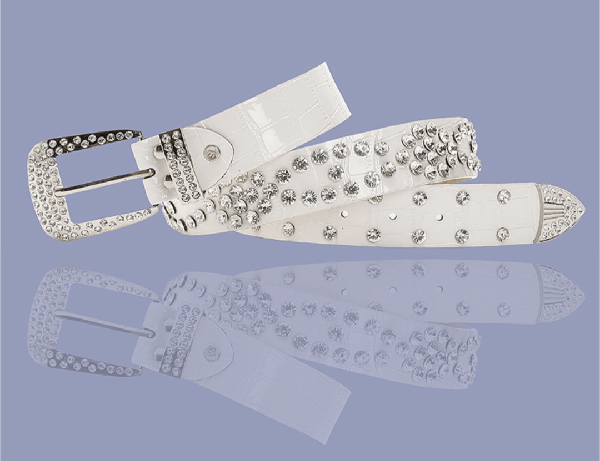 Lav-ish belt Crystal Leather belt