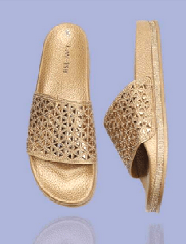 Lav-ish sandals Bling Pool Slides