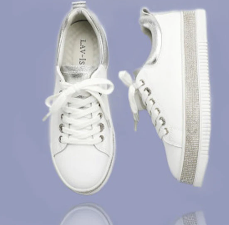 Lav-ish Sneakers Lux Crystal Sneaker