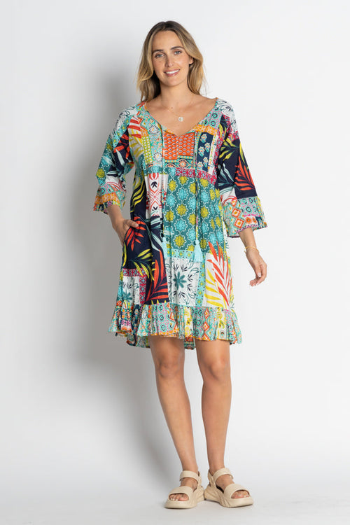 Alina Dress Lagoon Lula Life