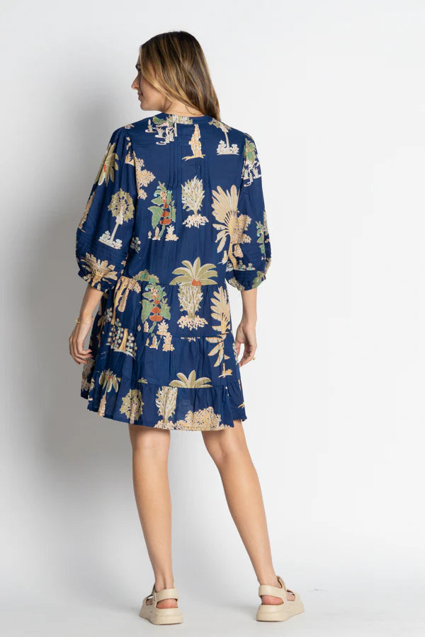 Lulalife Amrita Dress Navy