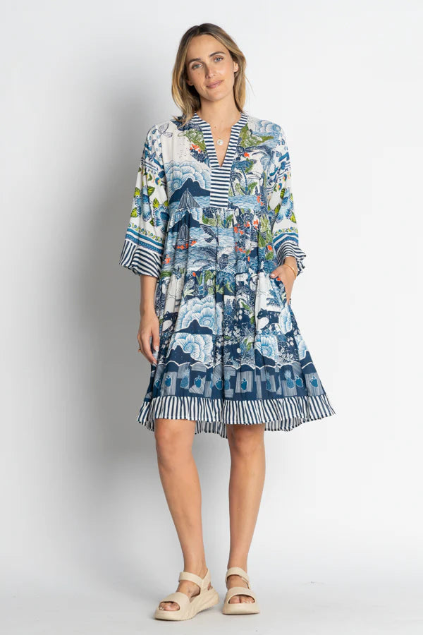 LulaLife Dita Dress Ocean