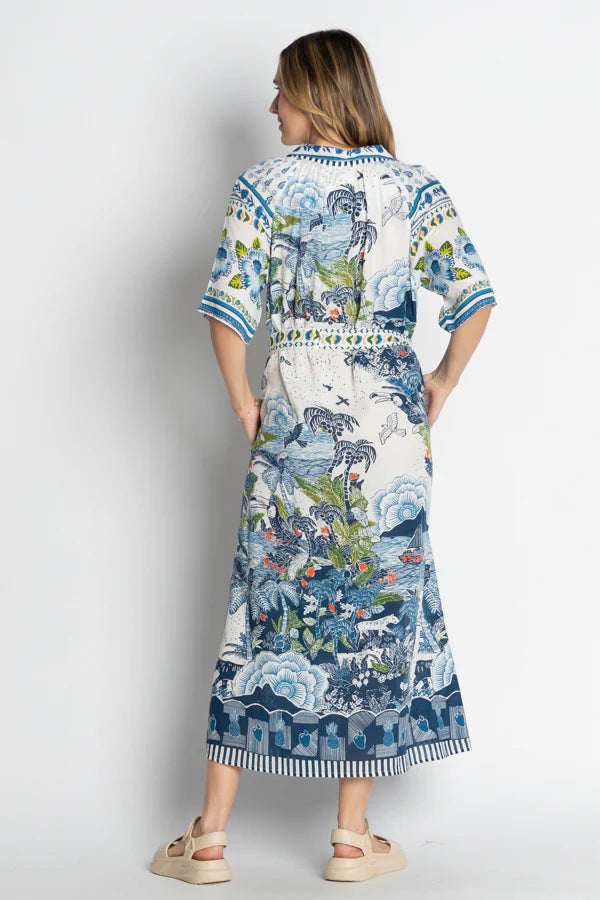 Dita Shirt Dress Ocean