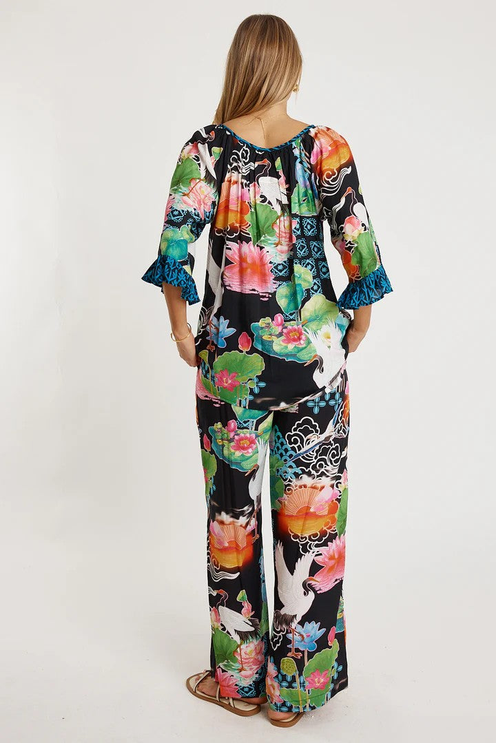 Akiko Pants Ocean Lulalife