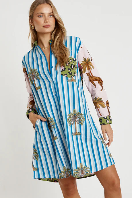 Congo Shirt Dress Orchid