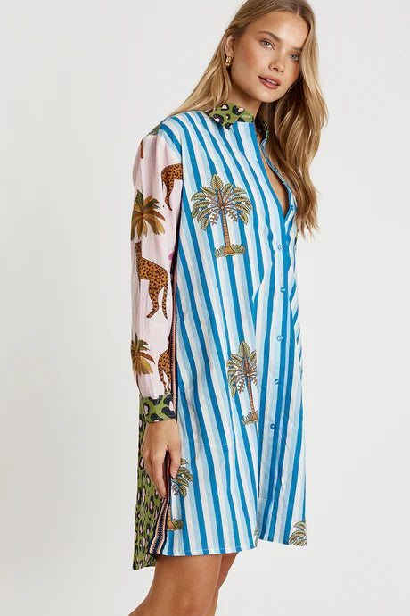 Congo Shirt Dress Orchid