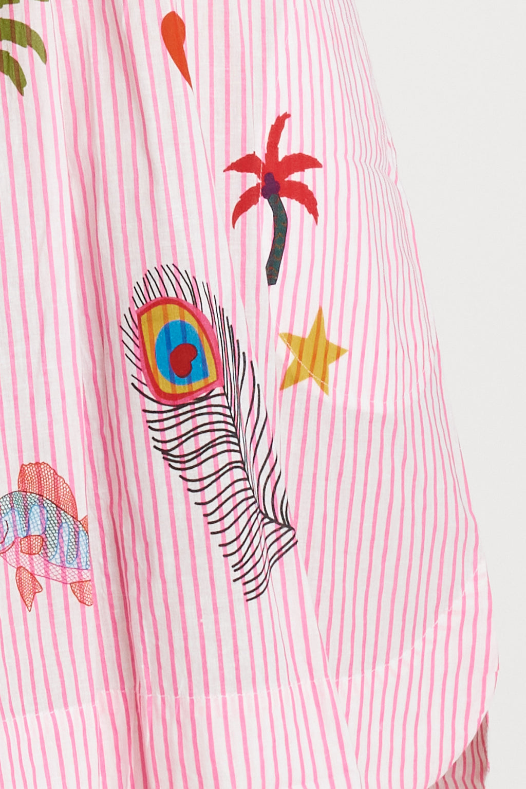 Lulalife Tillie Shirtdress Candy stripe