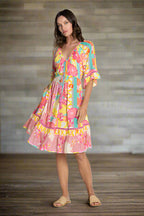 Wazuka Tie Dress Musk