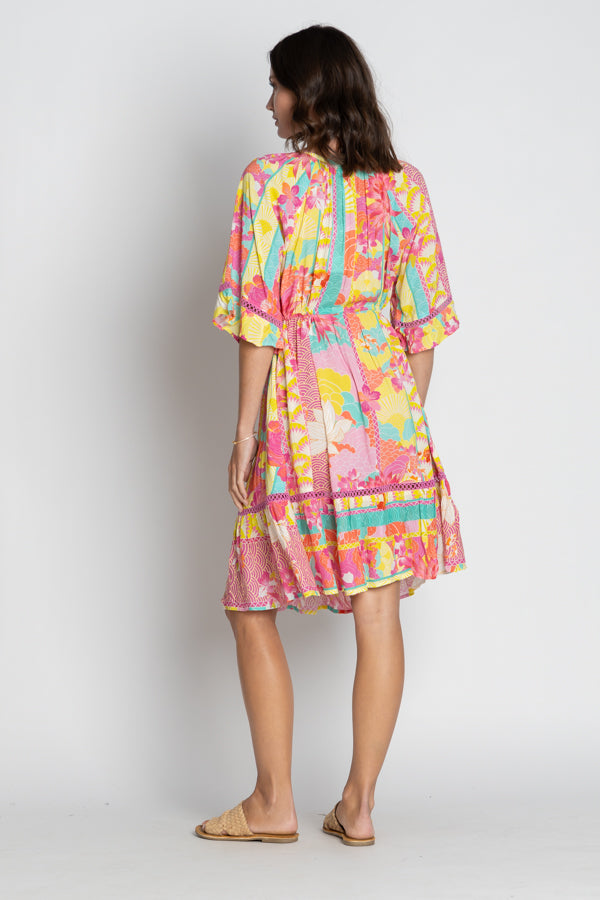 Wazuka Tie Dress Musk