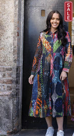 Digital Collar Dress Mosaic