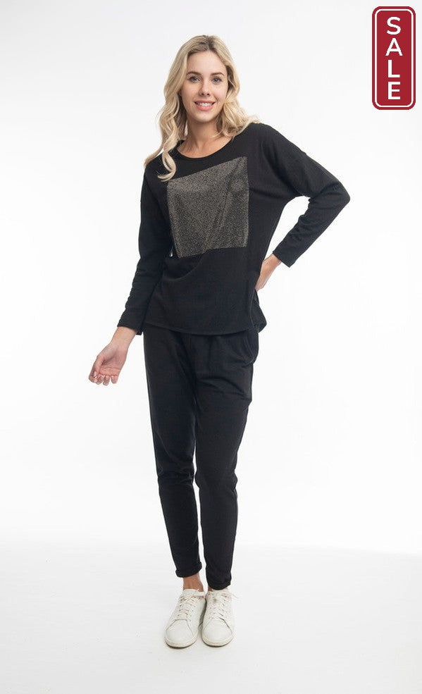 Fancy knit Black