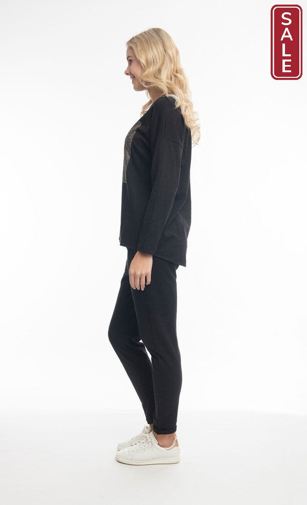 Fancy knit Black