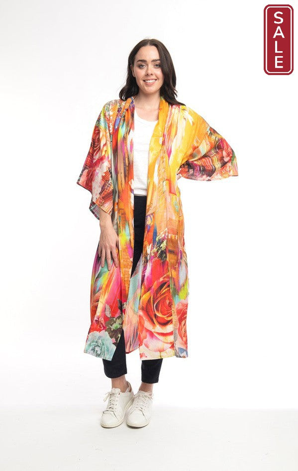 Digital Long Kimono Mix5