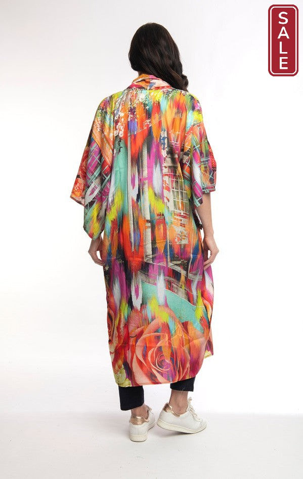 Digital Long Kimono Mix5