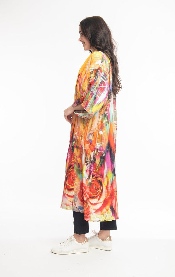 Orientique kimono Digital Long Kimono Mix5