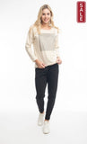 Fancy knit Taupe