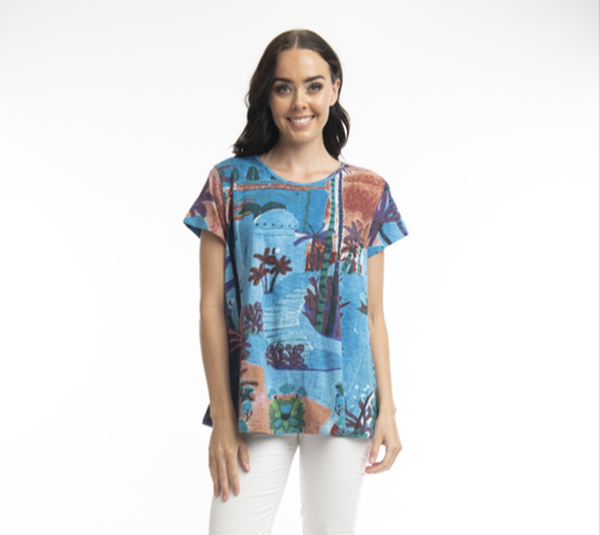 Contemorary crew T-shirt-Morocco